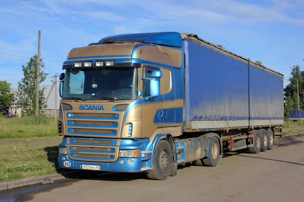 Ленинградская область, № Т 526 МА 47 — Scania ('2004, общая модель)