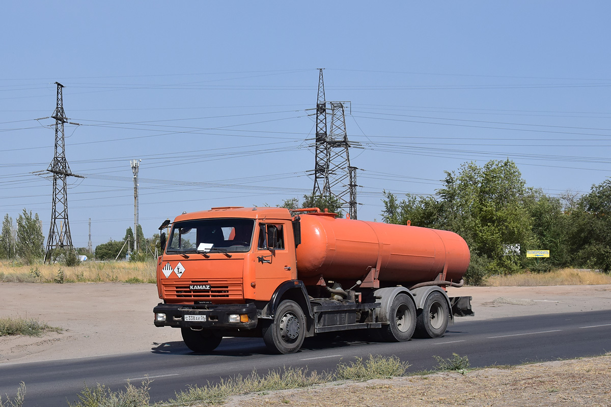 Волгоградская область, № С 338 АХ 34 — КамАЗ-65115-62