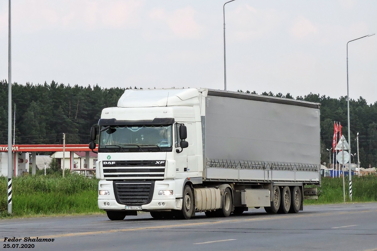 Северо-Казахстанская область, № 778 EEA 15 — DAF XF105 FT