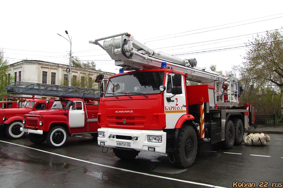 Алтайский край, № 123 — КамАЗ-43118-46; Алтайский край — День пожарной охраны 2017