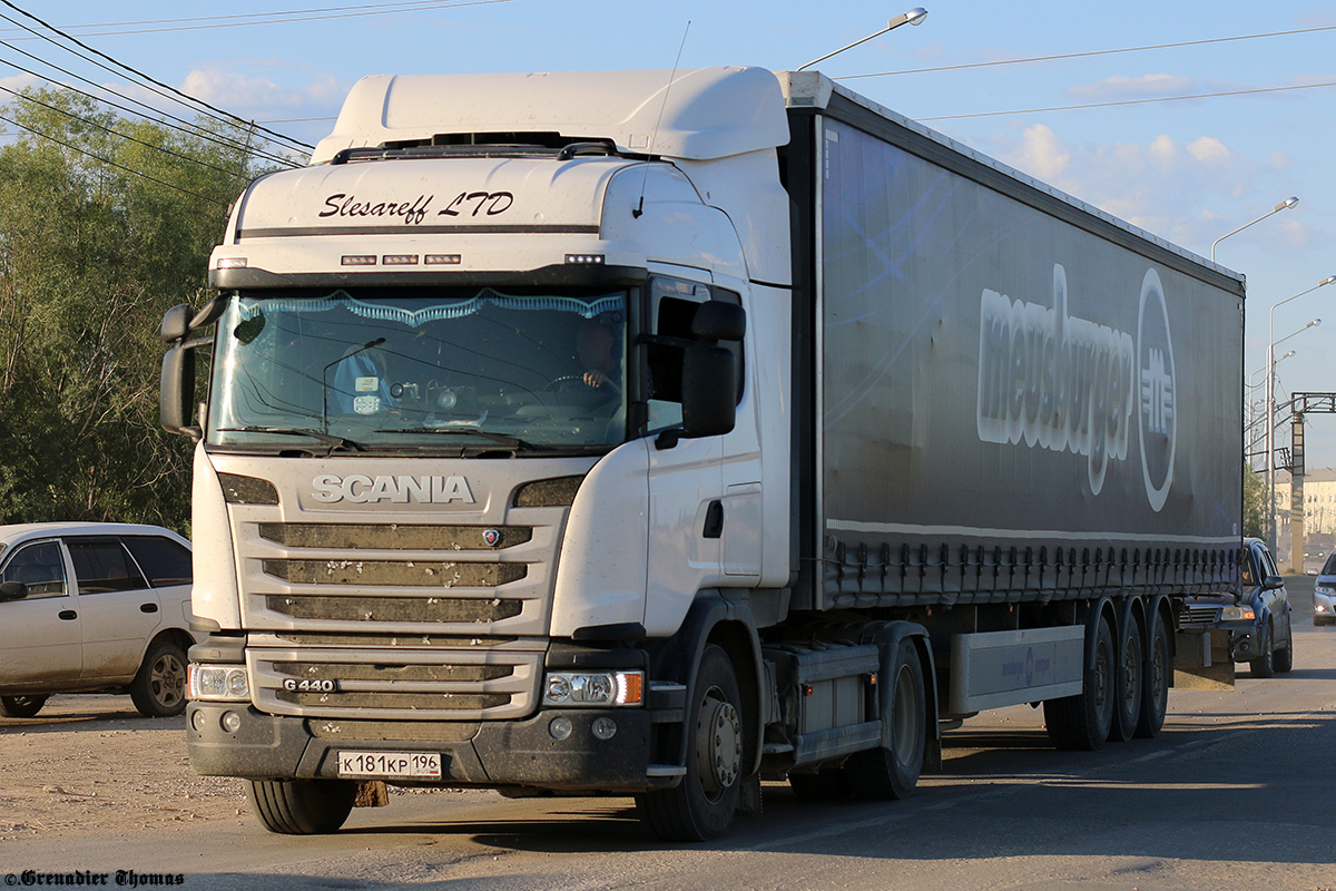 Свердловская область, № К 181 КР 196 — Scania ('2013) G440