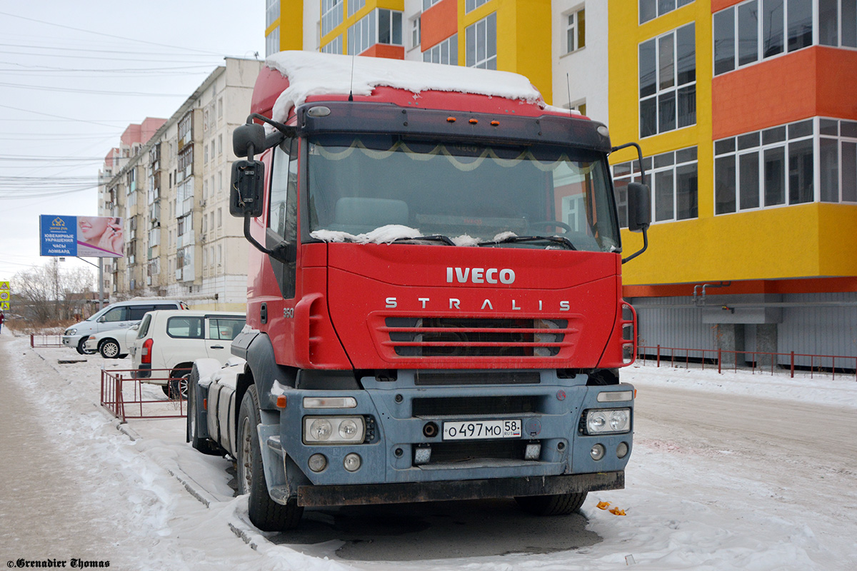 Саха (Якутия), № О 497 МО 58 — IVECO Stralis ('2002) 350