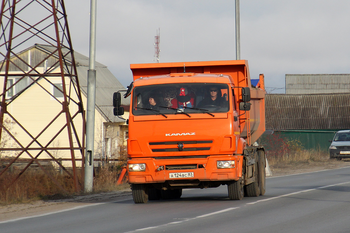 Ненецкий автономный округ, № А 124 ВС 83 — КамАЗ-65115-L4