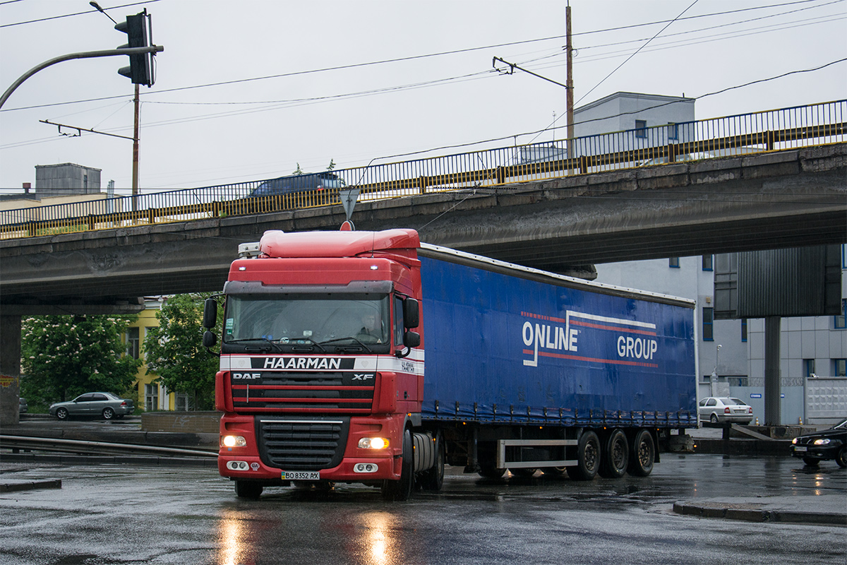 Тернопольская область, № ВО 8352 АХ — DAF XF105 FT