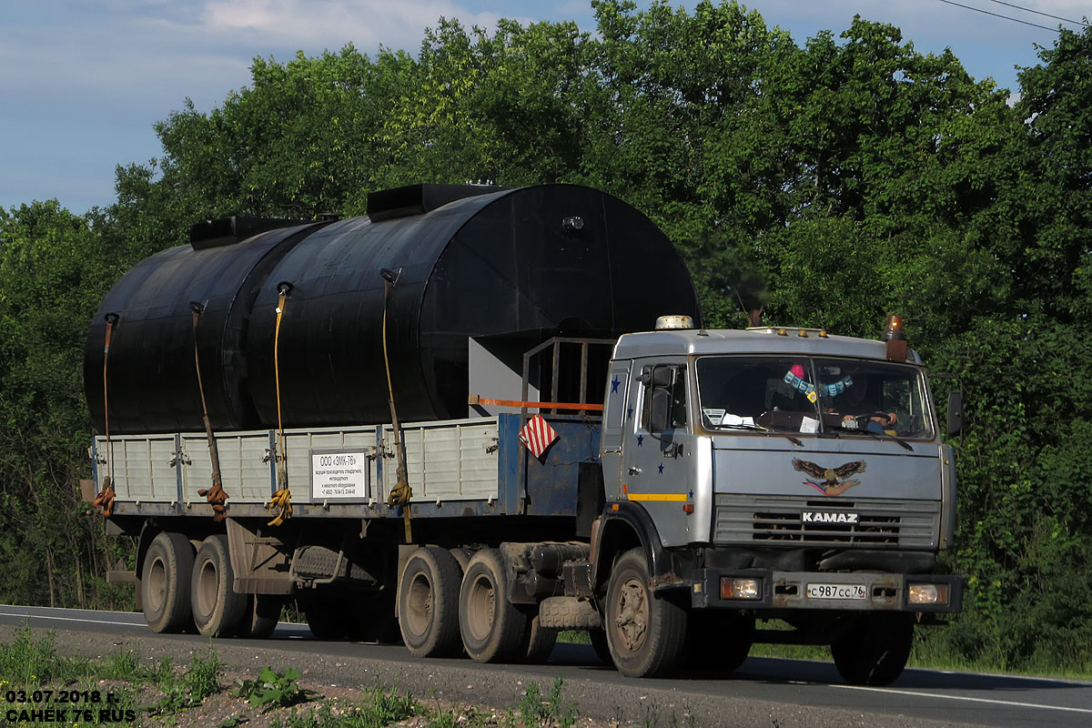 Ярославская область, № С 987 СС 76 — КамАЗ-5410