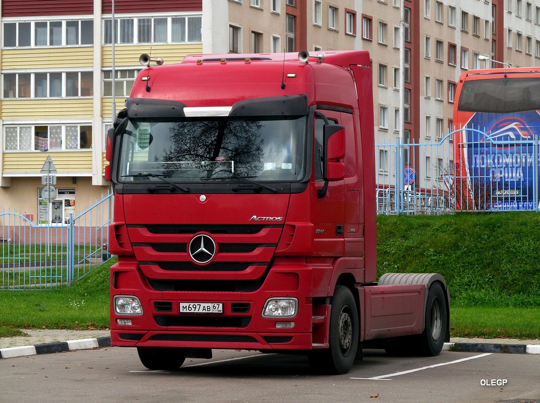 Смоленская область, № М 697 АВ 67 — Mercedes-Benz Actros ('2009) 1844