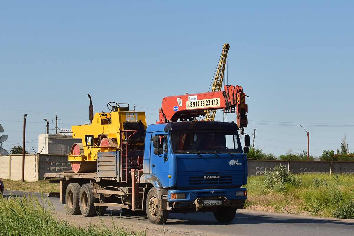 Волгоградская область, № А 403 МВ 134 — КамАЗ-65117-N3(78)