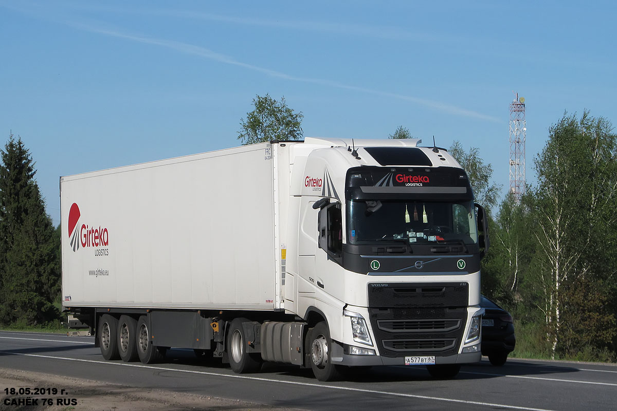 Смоленская область, № А 577 ВТ 67 — Volvo ('2012) FH.500