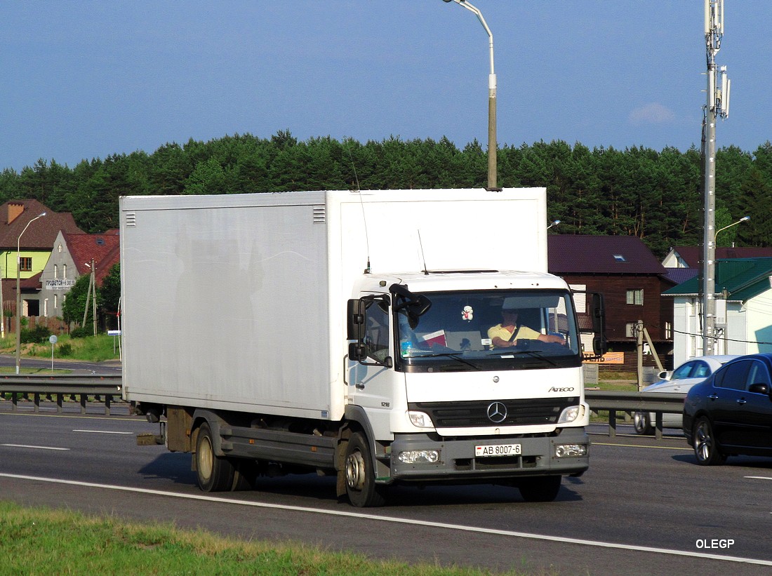 Могилёвская область, № АВ 8007-6 — Mercedes-Benz Atego 1218