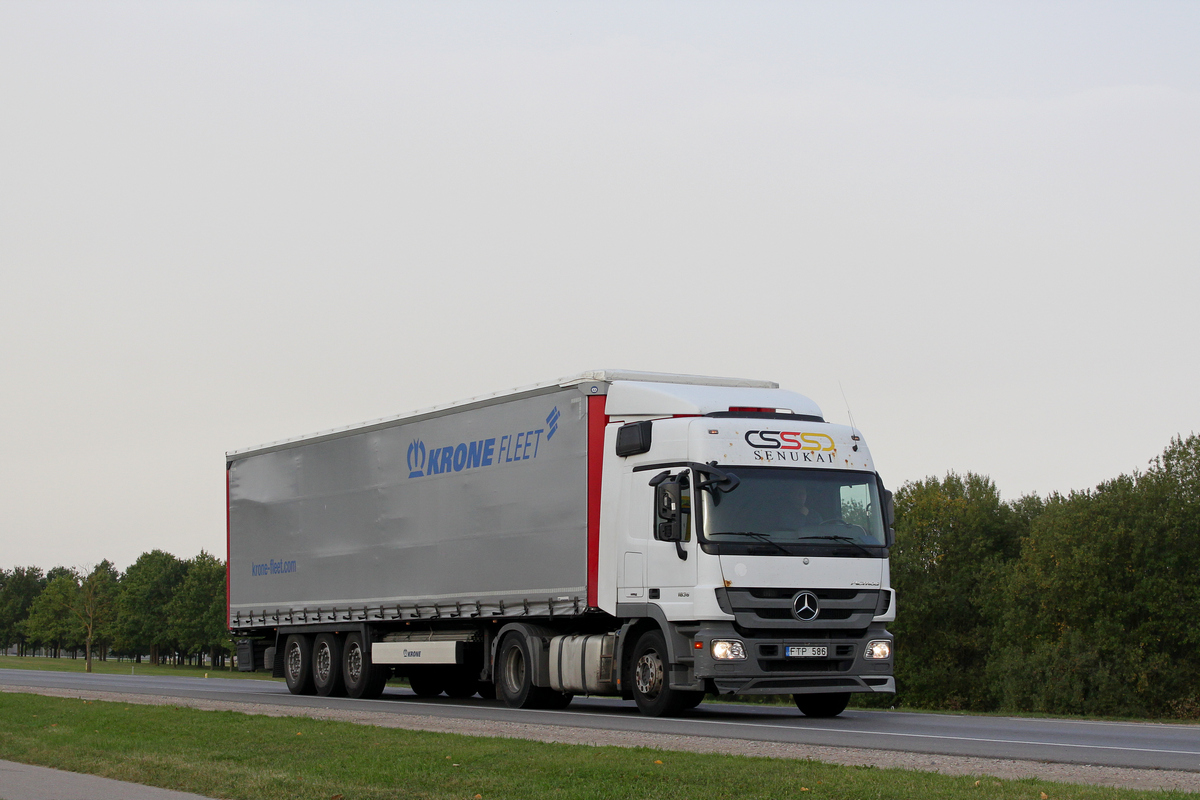 Литва, № FTP 586 — Mercedes-Benz Actros ('2009) 1836