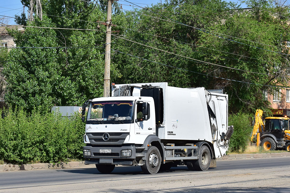 Волгоградская область, № Е 556 ОН 134 — Mercedes-Benz Axor 1826 [Z9M]