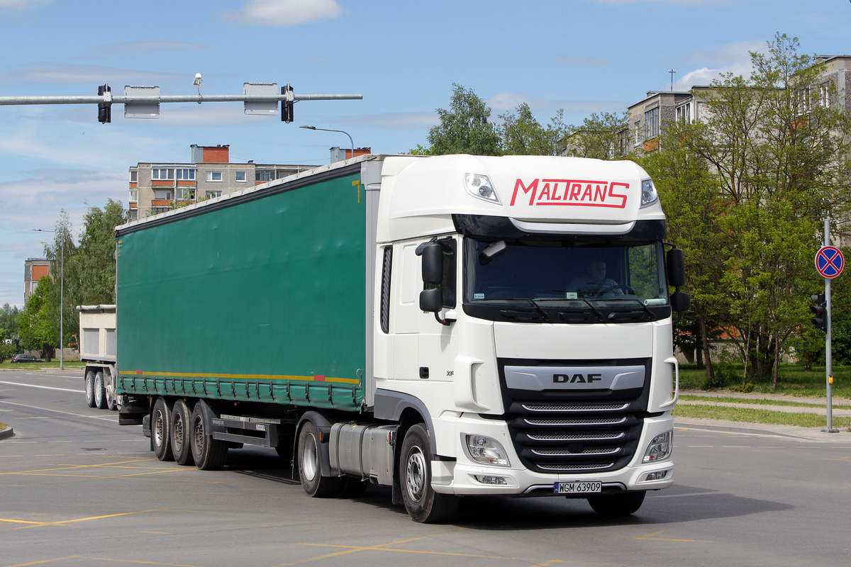 Польша, № WGM 63909 — DAF XF Euro6 FT