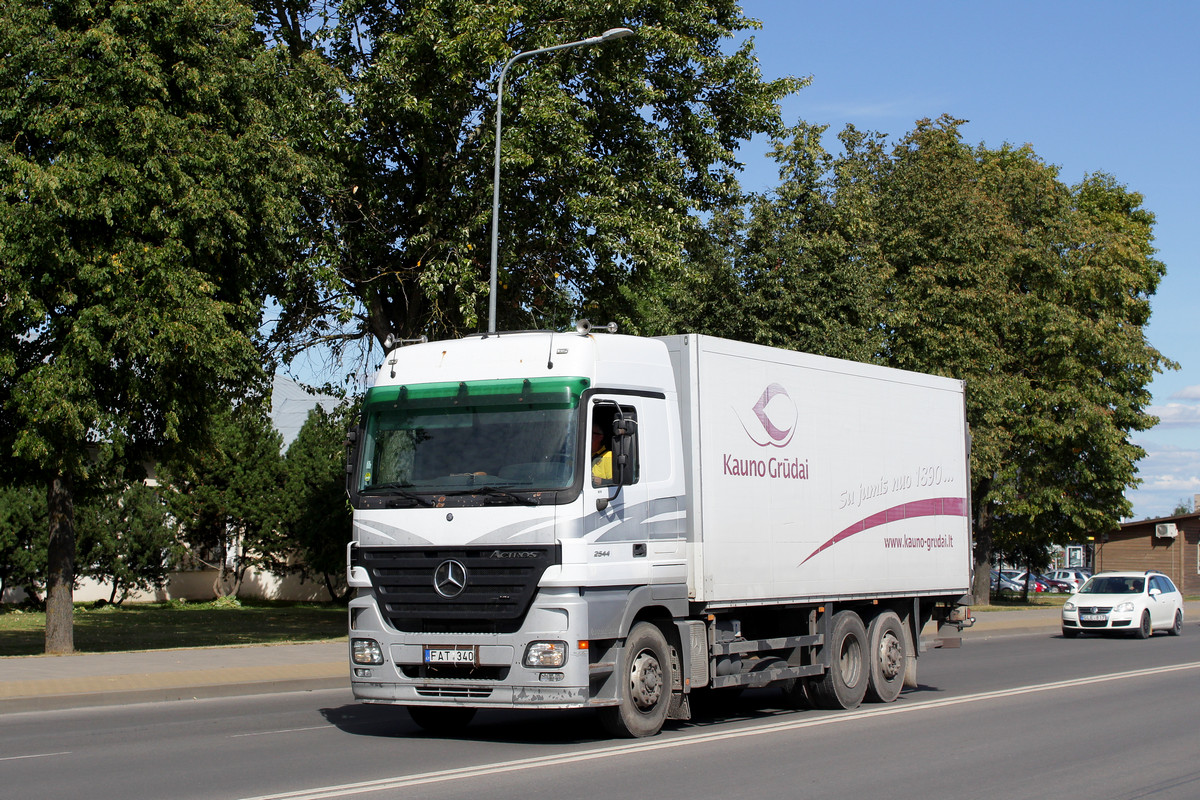 Литва, № FAT 340 — Mercedes-Benz Actros ('2003) 2544