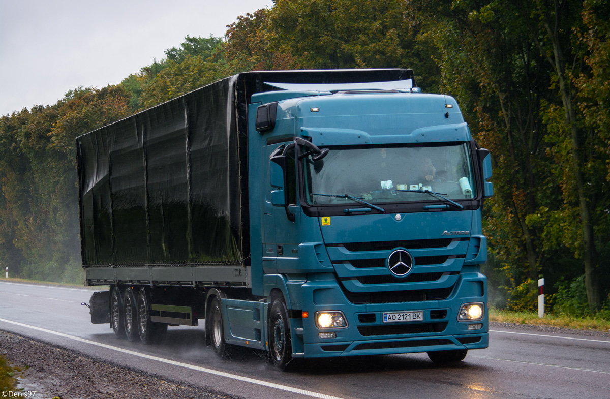 Закарпатская область, № АО 2121 ВК — Mercedes-Benz Actros ('2009) 1844