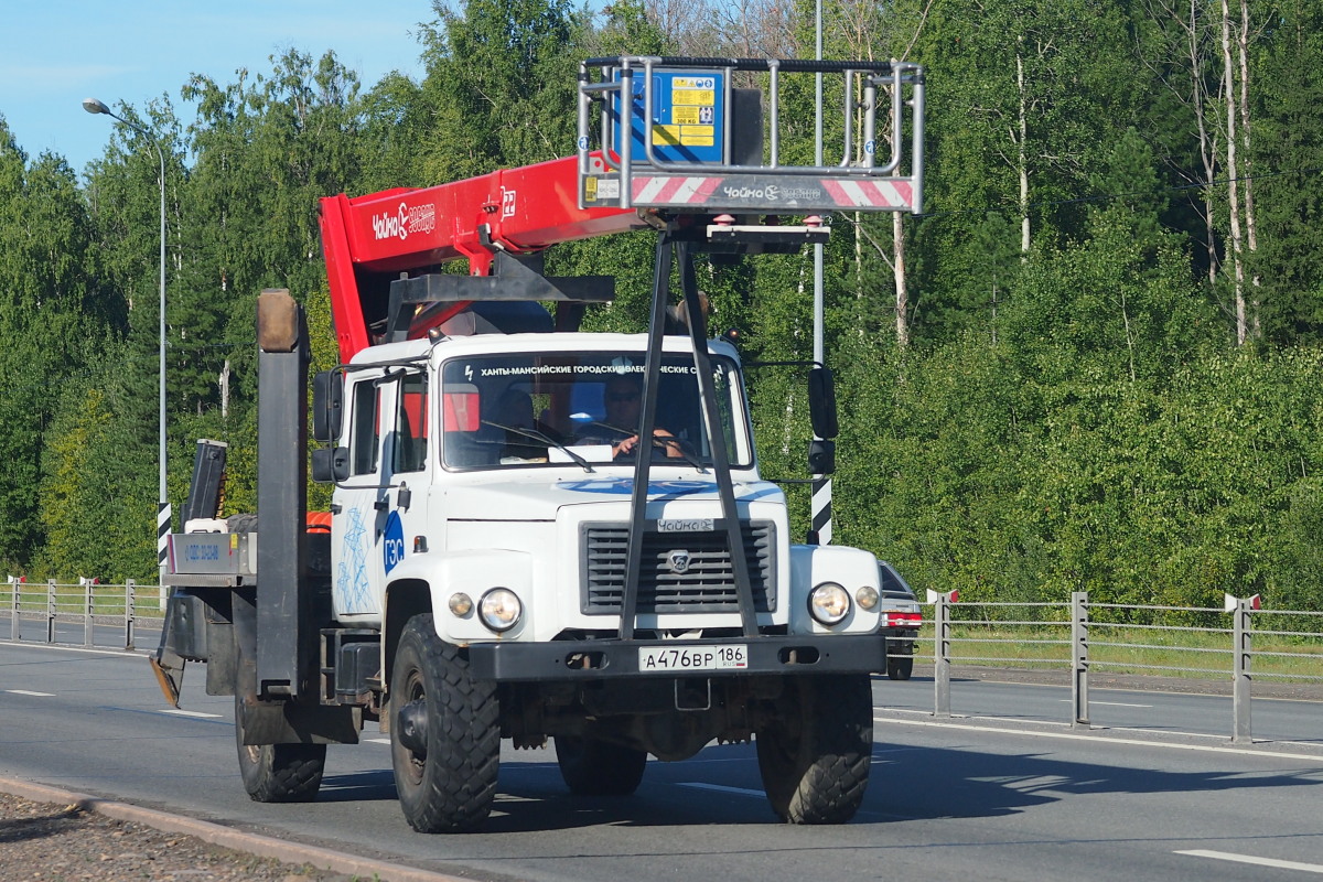 Ханты-Мансийский автоном.округ, № А 476 ВР 186 — ГАЗ-3308 (общая модель)