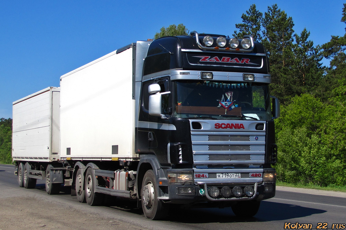 Алтайский край, № К 719 ОТ 22 — Scania ('1996) R124L