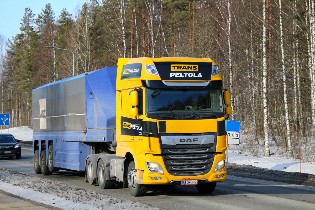 Финляндия, № ION-399 — DAF XF Euro6 FTS