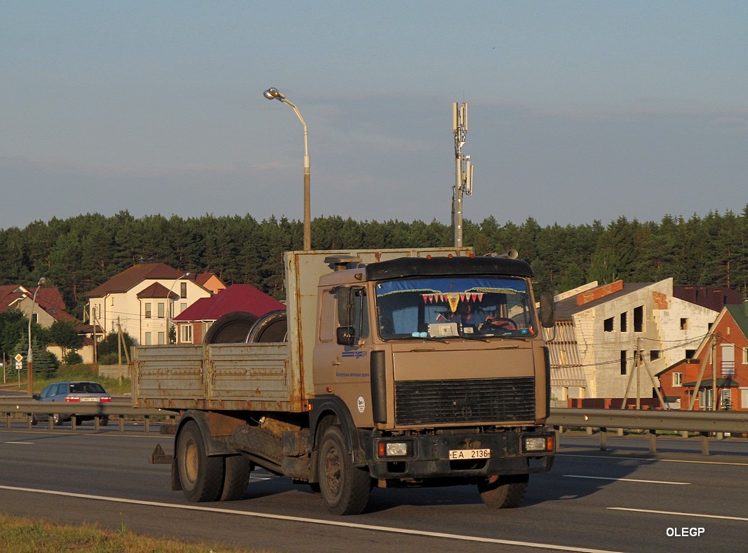 Гомельская область, № ЕА 2136 — МАЗ-5336 (общая модель)