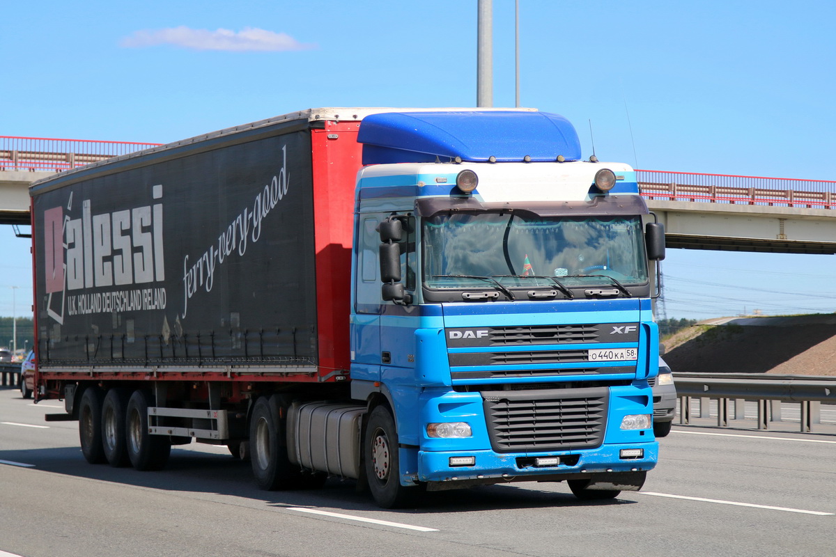 Пензенская область, № О 440 КА 58 — DAF XF95 FT