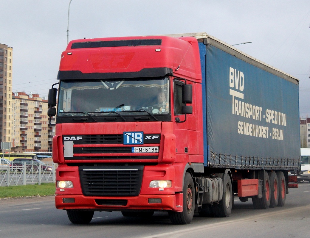 Латвия, № HM-6188 — DAF XF95 FT