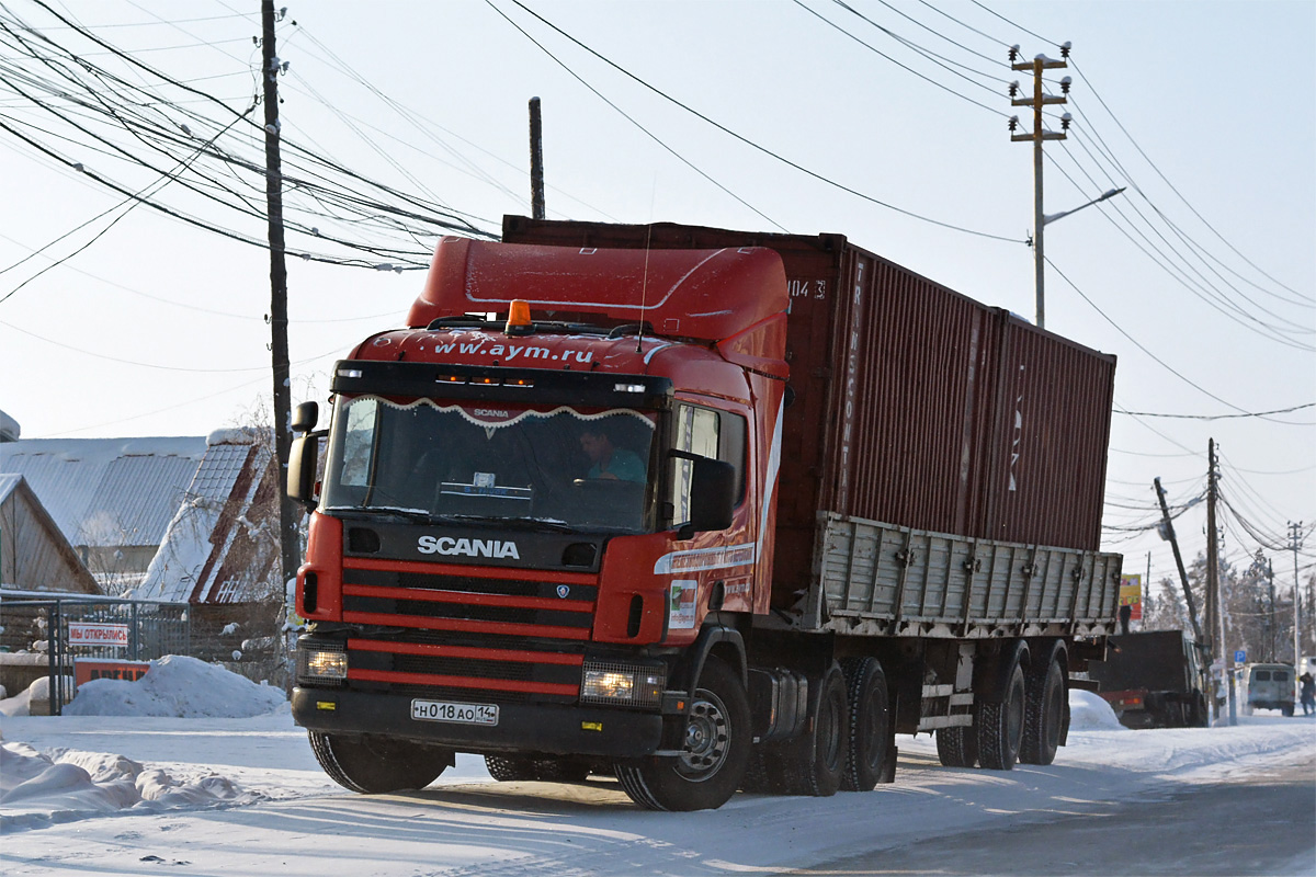 Саха (Якутия), № Н 018 АО 14 — Scania ('1996) P340