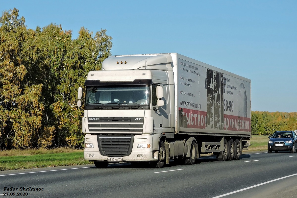 Москва, № М 943 УН 197 — DAF XF105 FT