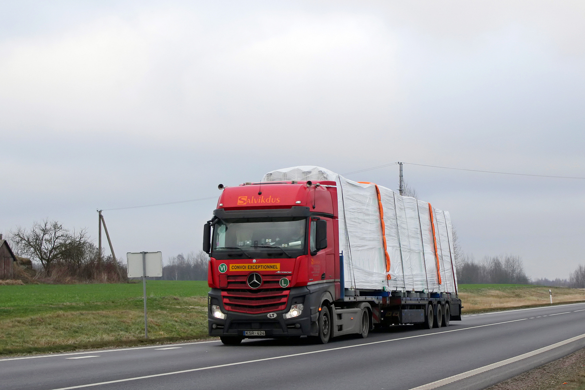 Литва, № KSR 424 — Mercedes-Benz Actros ('2011) 1845