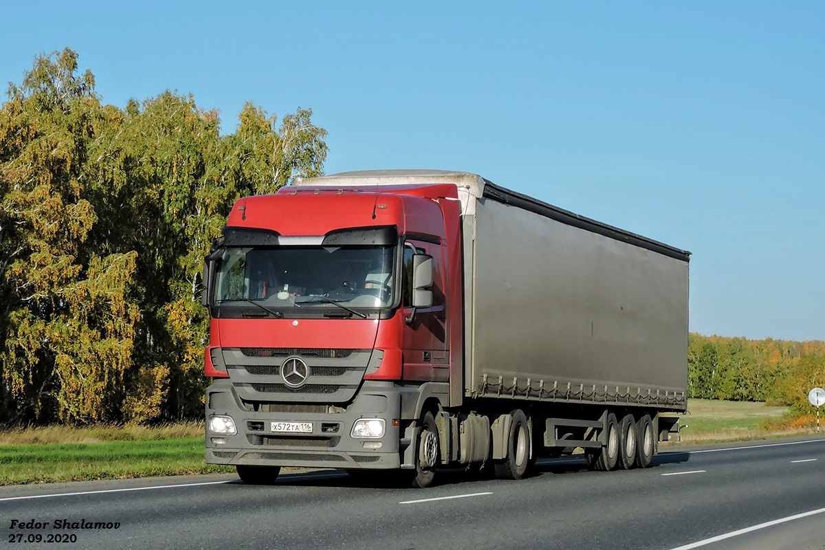 Татарстан, № Х 572 ТА 116 — Mercedes-Benz Actros ('2009) 1841