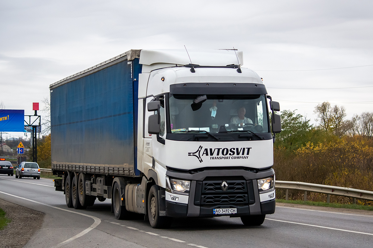 Закарпатская область, № АО 3492 СН — Renault T-Series ('2013)