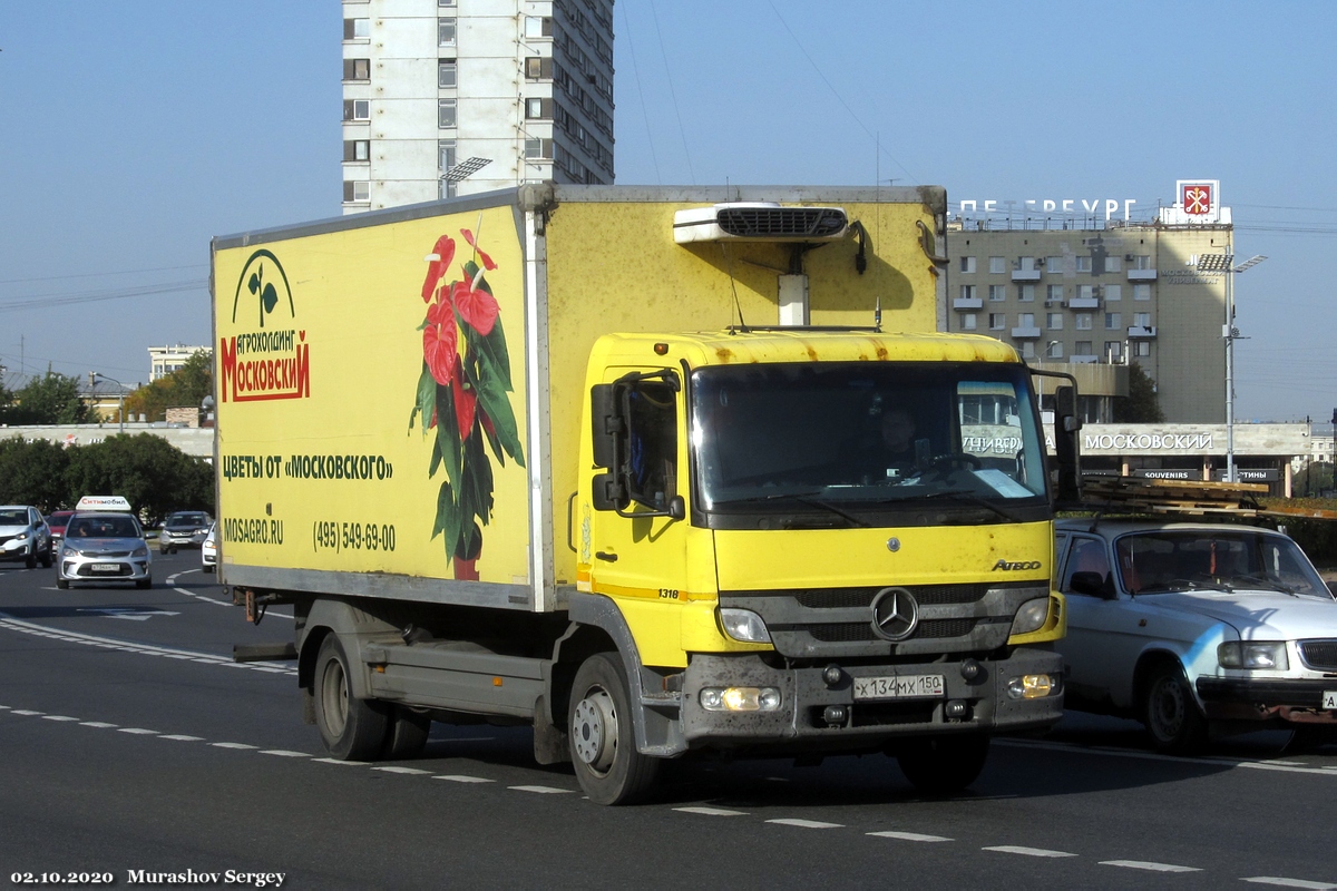 Московская область, № Х 134 МХ 150 — Mercedes-Benz Atego 1318