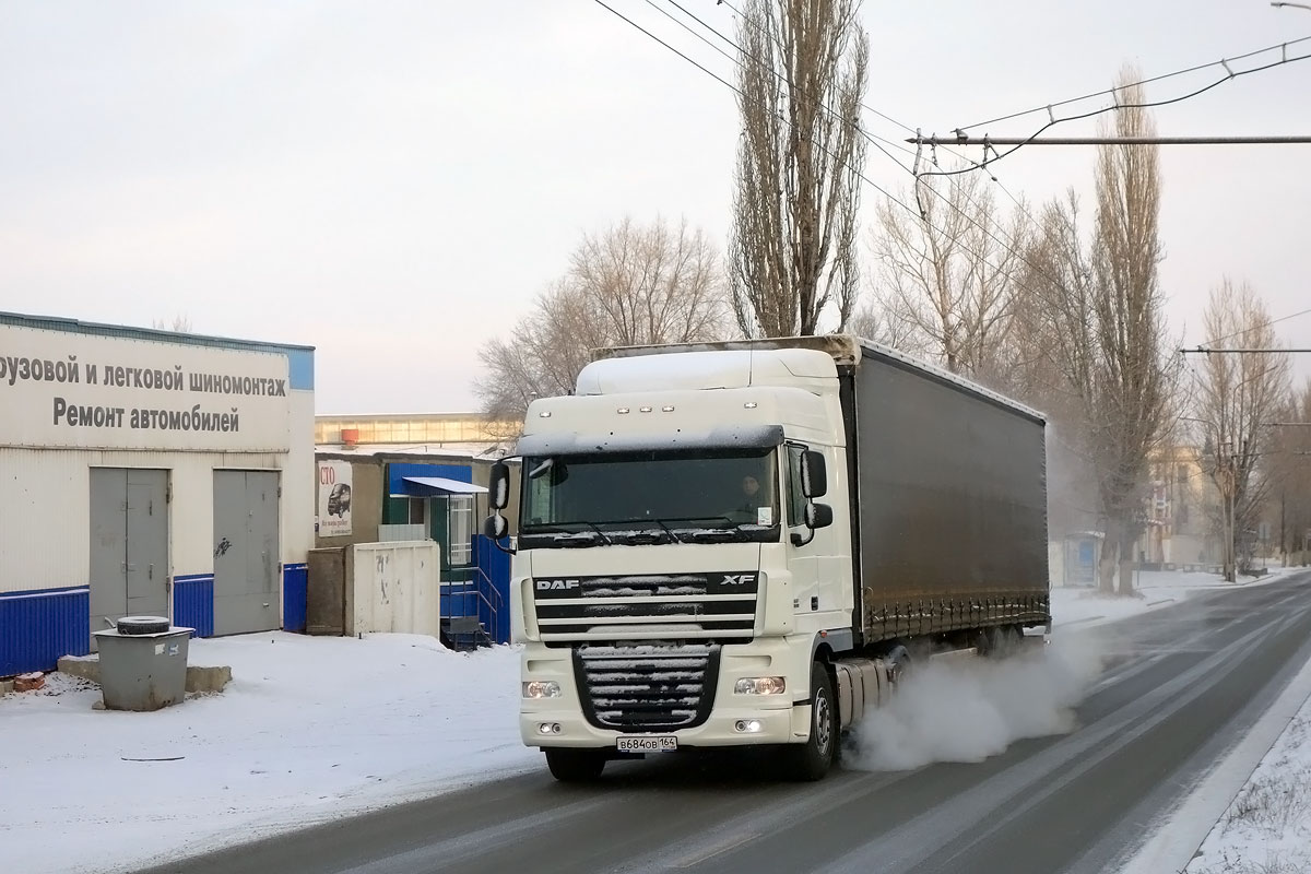 Саратовская область, № В 684 ОВ 164 — DAF XF105 FT