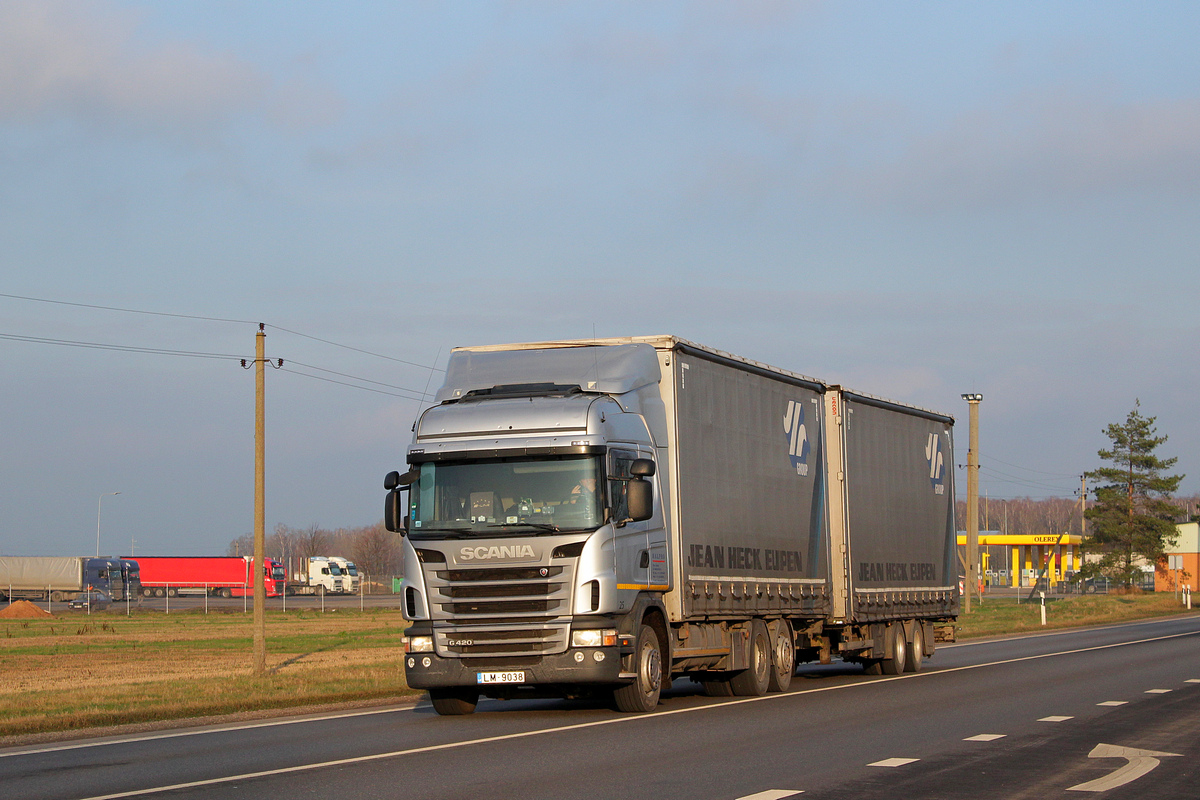 Латвия, № LM-9038 — Scania ('2009) G420