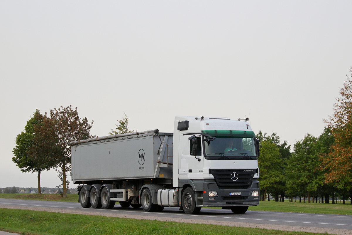 Литва, № DEK 312 — Mercedes-Benz Actros ('2003) 1844