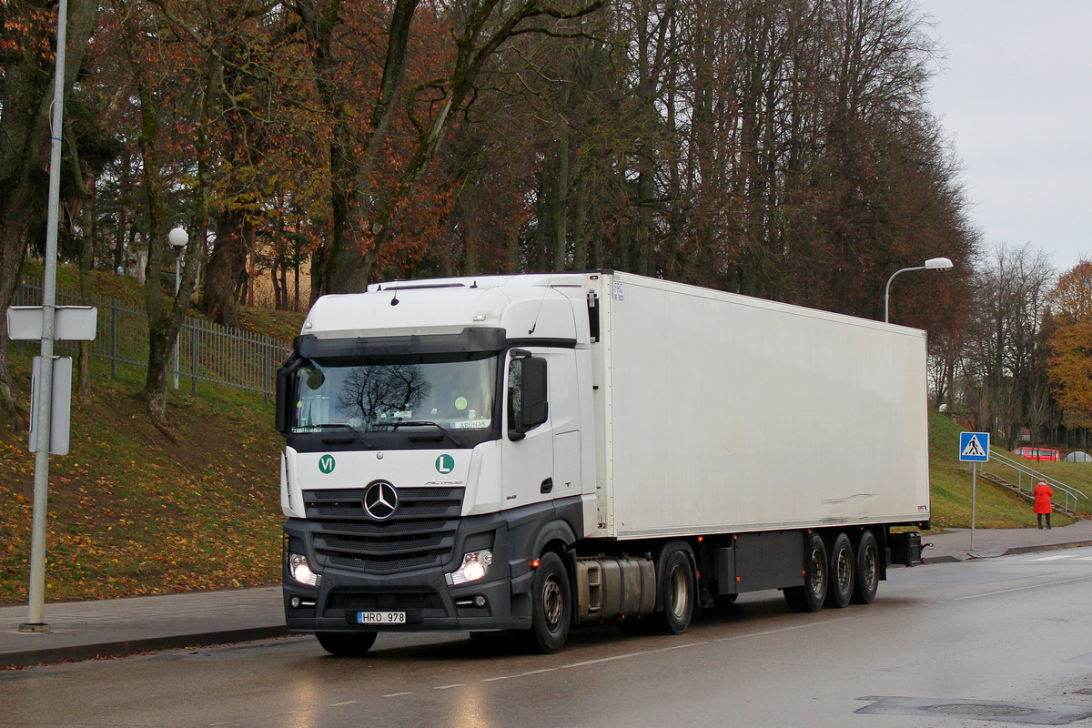 Литва, № HRO 978 — Mercedes-Benz Actros ('2011) 1845