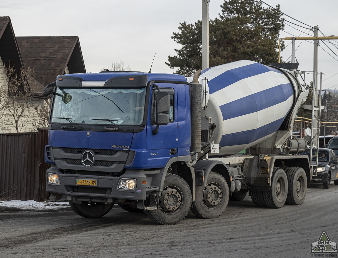 Карагандинская область, № H 3418 09 — Mercedes-Benz Actros ('2009) 4141