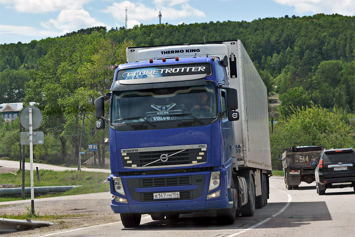 Новосибирская область, № В 167 УМ 154 — Volvo ('2008) FH.440