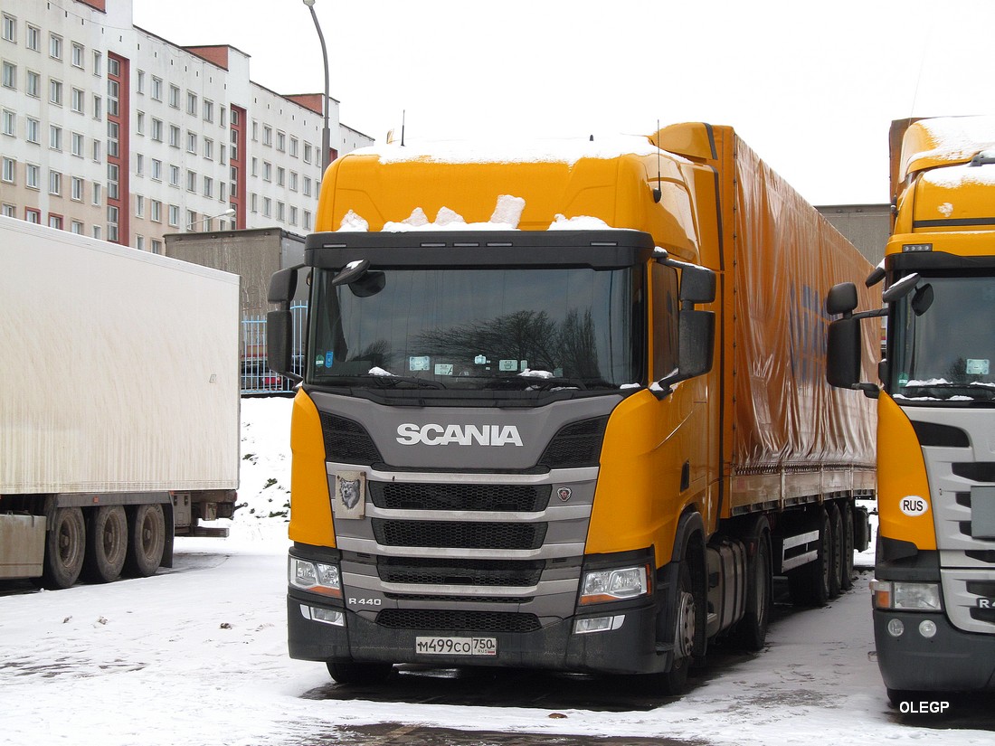 Московская область, № М 499 СО 750 — Scania ('2016) R440