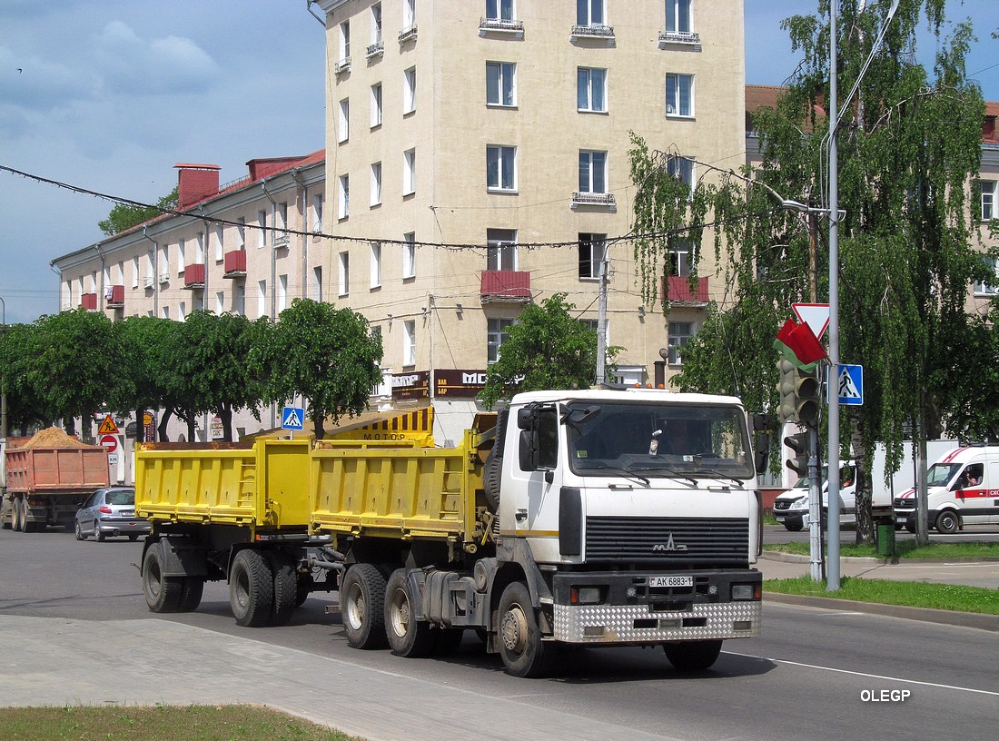 Брестская область, № АК 6883-1 — МАЗ-6501 (общая модель)