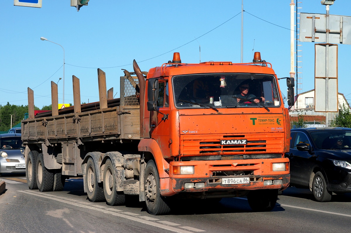 Ханты-Мансийский автоном.округ, № Т 896 СА 86 — КамАЗ-6460 [646000]