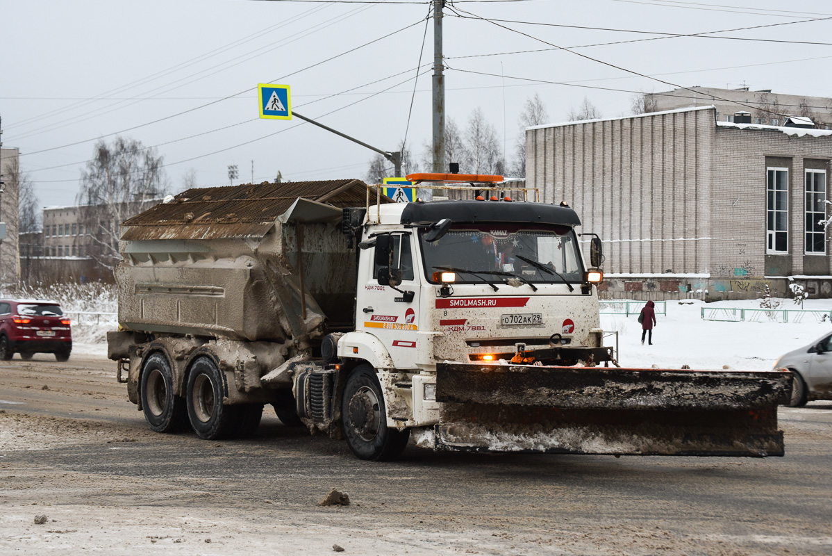 Архангельская область, № О 702 АК 29 — КамАЗ-65115-L4(19)