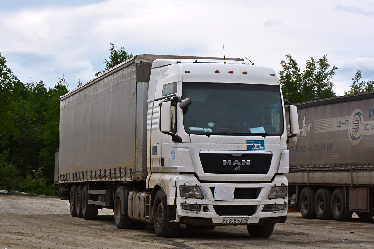 Свердловская область, № У 398 МО 96 — MAN TGX ('2007) 18.440