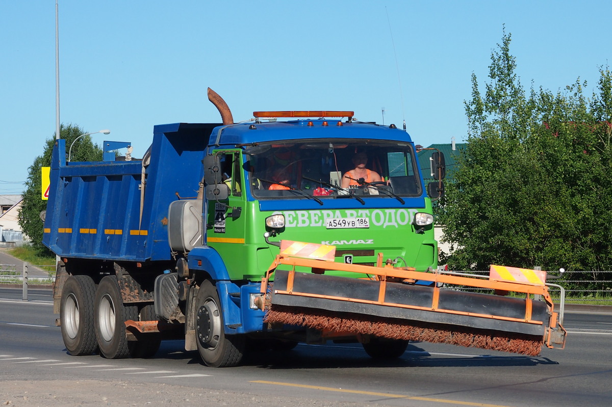 Ханты-Мансийский автоном.округ, № А 549 УВ 186 — КамАЗ-65115-50