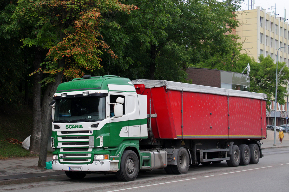 Литва, № SDG 818 — Scania ('2004) R420