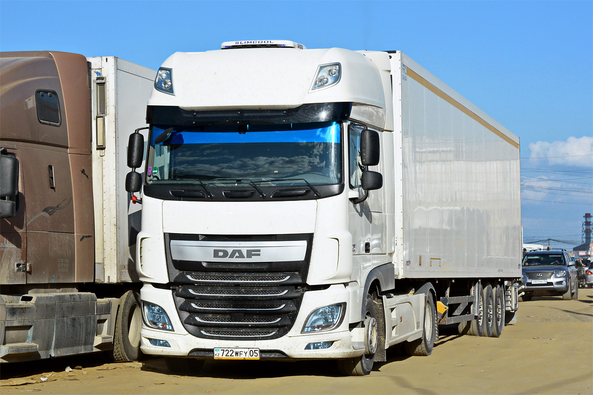 Алматинская область, № 722 WFY 05 — DAF XF Euro6 FT