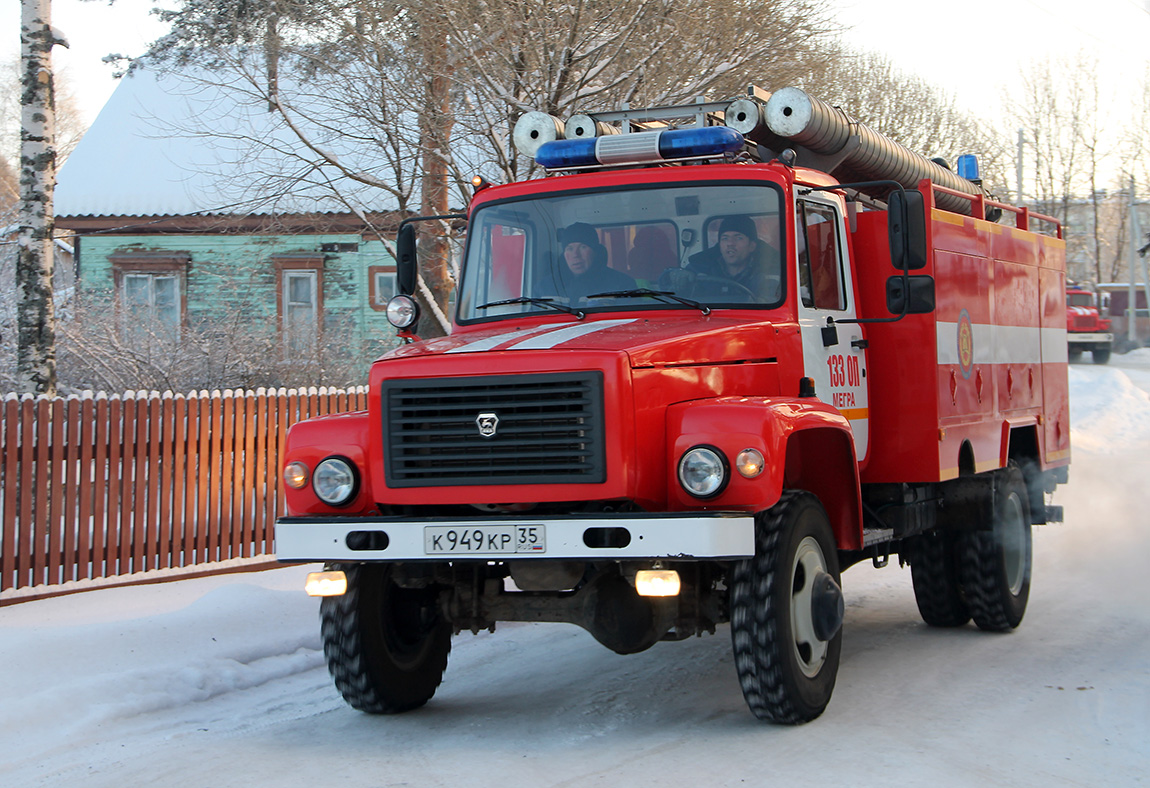 Вологодская область, № К 949 КР 35 — ГАЗ-33086 «Земляк»