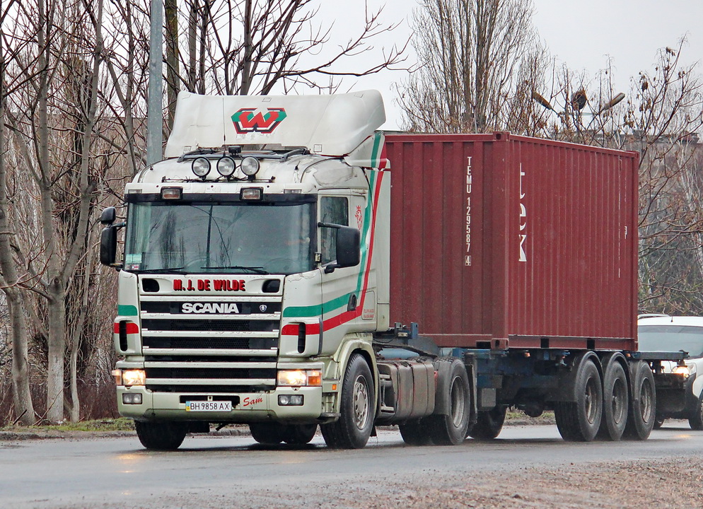 Одесская область, № ВН 9858 АХ — Scania ('1996) R114L