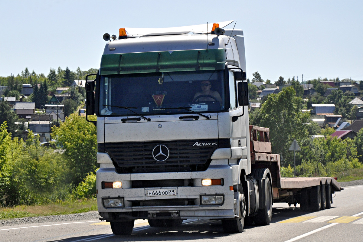 Калининградская область, № Н 666 ОВ 39 — Mercedes-Benz Actros ('1997) 1840