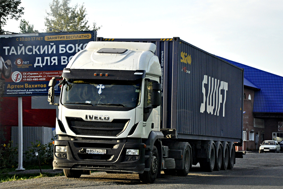 Томская область, № К 857 ХО 70 — IVECO Stralis ('2012) 420