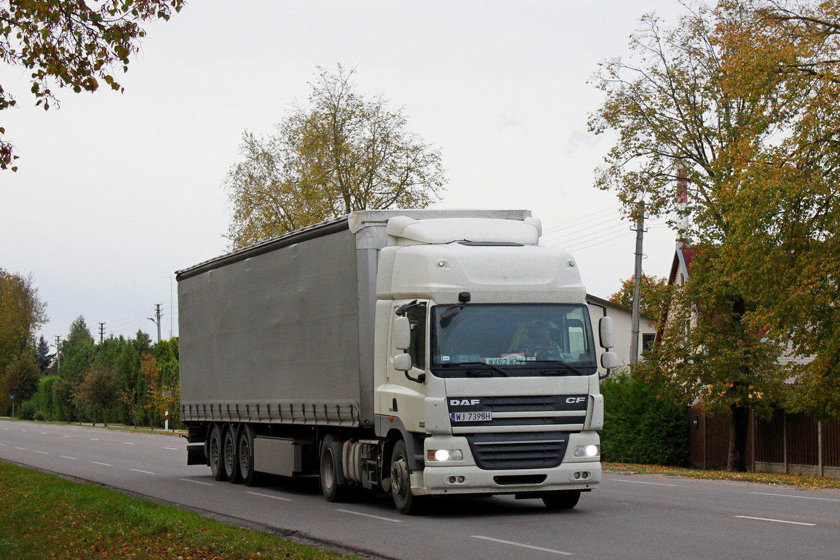 Польша, № WJ 7398H — DAF CF85 FT