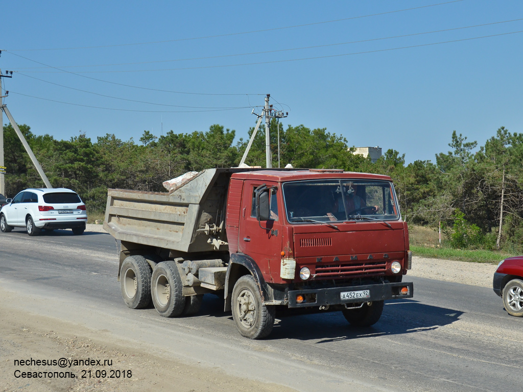 Севастополь, № А 452 ЕХ 92 — КамАЗ-5410